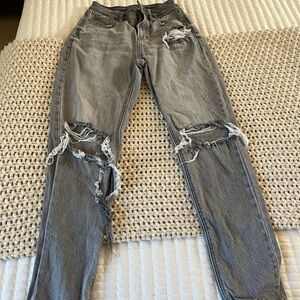 American Eagle Outfitters Charcoal/Gray Jeans